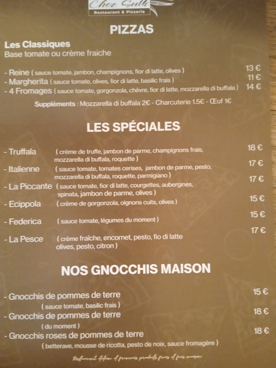 Menu Restaurant Chez Sulli-4